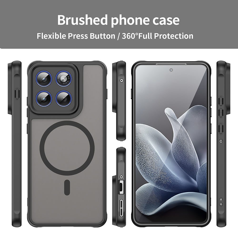 Husa de protectie Techsuit HaloFrost II MagSafe compatibil cu Motorola Edge 70, Negru
