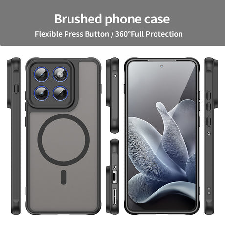 Husa de protectie Techsuit HaloFrost II MagSafe compatibil cu Motorola Edge 70, Negru