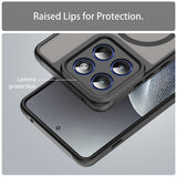 Husa de protectie Techsuit HaloFrost II MagSafe compatibil cu Motorola Edge 70, Negru