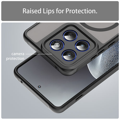 Husa de protectie Techsuit HaloFrost II MagSafe compatibil cu Motorola Edge 70, Negru