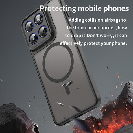 Husa de protectie Techsuit HaloFrost II MagSafe compatibil cu Motorola Edge 70, Negru