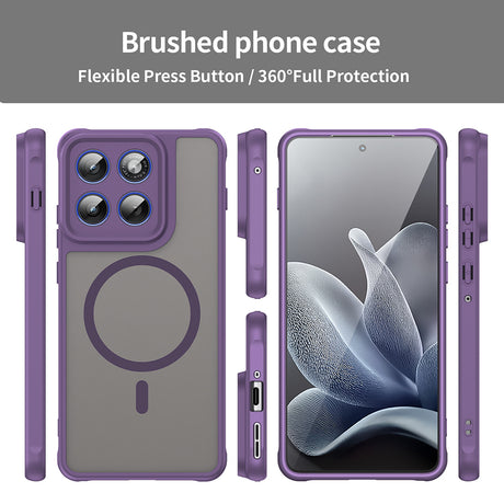 Husa de protectie Techsuit HaloFrost II MagSafe compatibil cu Motorola Edge 70, Mov