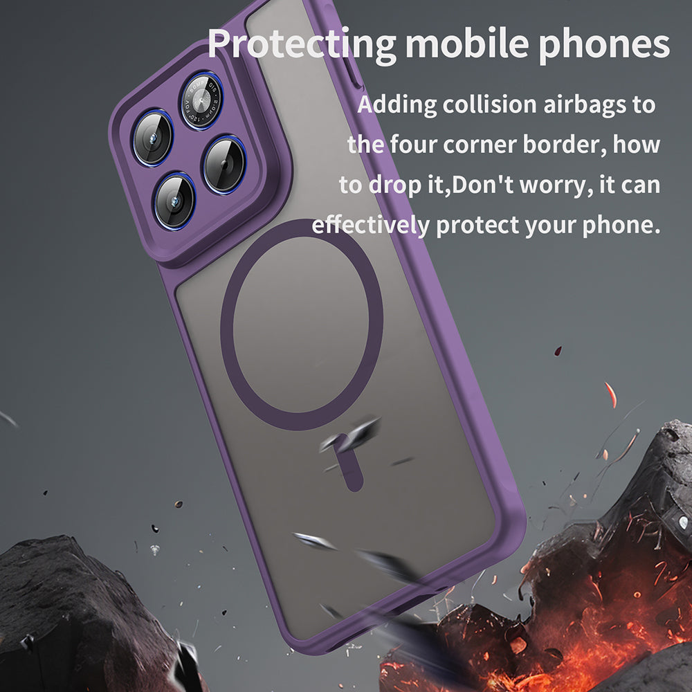 Husa de protectie Techsuit HaloFrost II MagSafe compatibil cu Motorola Edge 70, Mov
