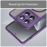 Husa de protectie Techsuit HaloFrost II MagSafe compatibil cu Motorola Edge 70, Mov