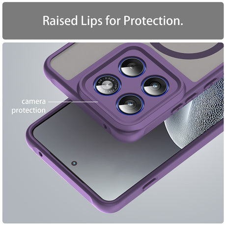 Husa de protectie Techsuit HaloFrost II MagSafe compatibil cu Motorola Edge 70, Mov