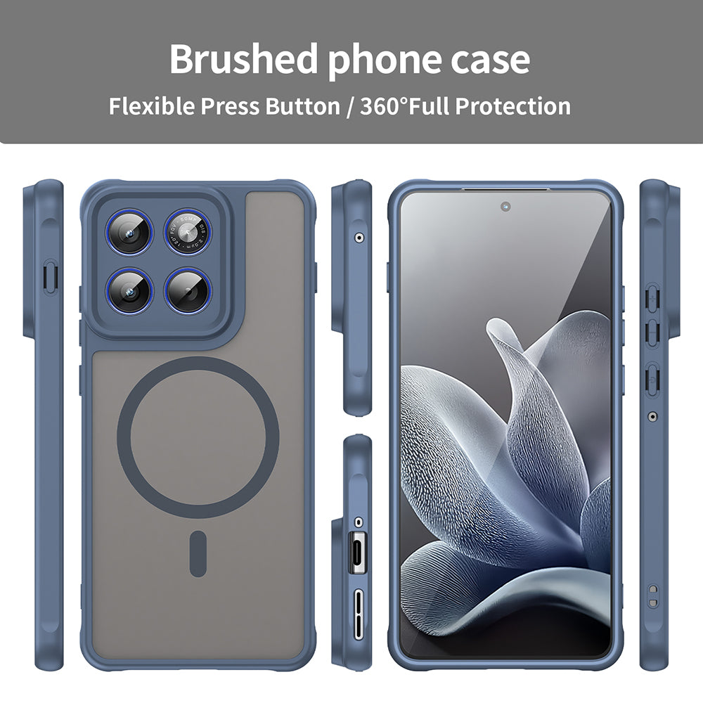 Husa de protectie Techsuit HaloFrost II MagSafe compatibil cu Motorola Edge 70, Bleumarin