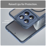 Husa de protectie Techsuit HaloFrost II MagSafe compatibil cu Motorola Edge 70, Bleumarin