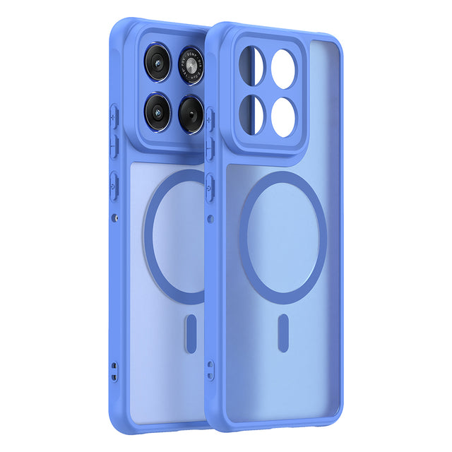 Husa de protectie Techsuit HaloFrost II MagSafe compatibil cu Motorola Edge 70, Albastru Cer