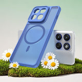 Husa de protectie Techsuit HaloFrost II MagSafe compatibil cu Motorola Edge 70, Albastru Cer