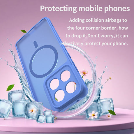 Husa de protectie Techsuit HaloFrost II MagSafe compatibil cu Motorola Edge 70, Albastru Cer