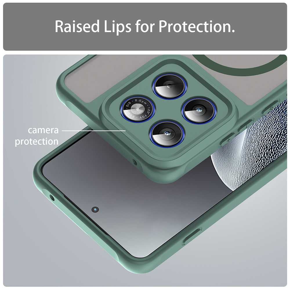 Husa de protectie Techsuit HaloFrost II MagSafe compatibil cu Motorola Edge 70, Verde