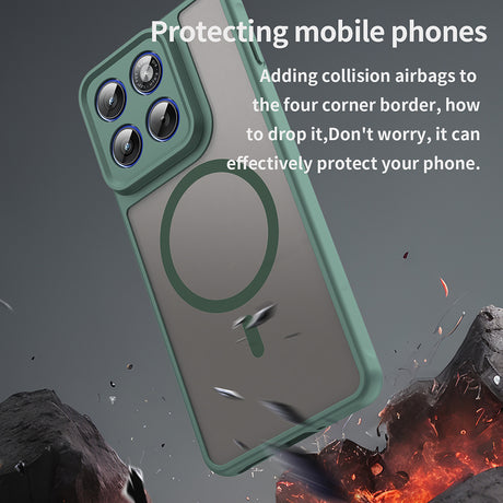 Husa de protectie Techsuit HaloFrost II MagSafe compatibil cu Motorola Edge 70, Verde