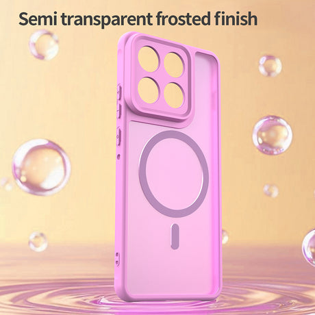 Husa de protectie Techsuit HaloFrost II MagSafe compatibil cu Motorola Edge 70, Roz