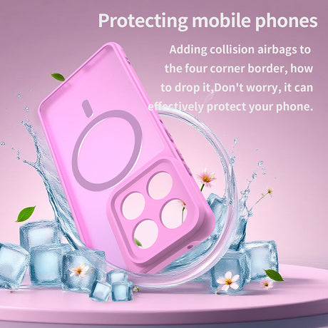 Husa de protectie Techsuit HaloFrost II MagSafe compatibil cu Motorola Edge 70, Roz