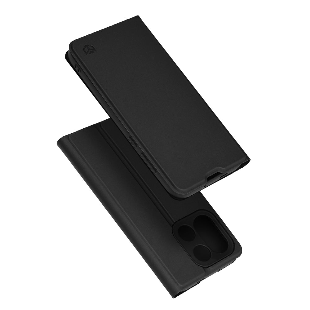 Husa de protectie Techsuit Magskin Book compatibil cu OnePlus 15, Negru
