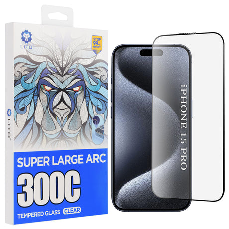 Folie de protectie Lito D+ Max 300C compatibil cu iPhone 15 Pro, Transparent