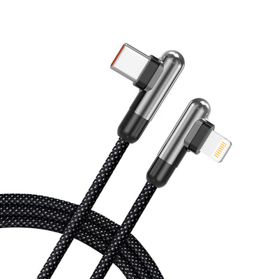 Cablu Lito LD13CL, Type-C la Lightning, 30W, 1m, Negru
