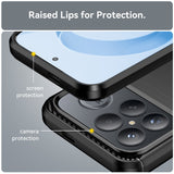 Husa de protectie Techsuit Carbon Silicone compatibil cu Xiaomi Poco F8 Ultra, Negru