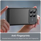 Husa de protectie Techsuit Carbon Silicone compatibil cu Xiaomi Poco F8 Pro, Negru
