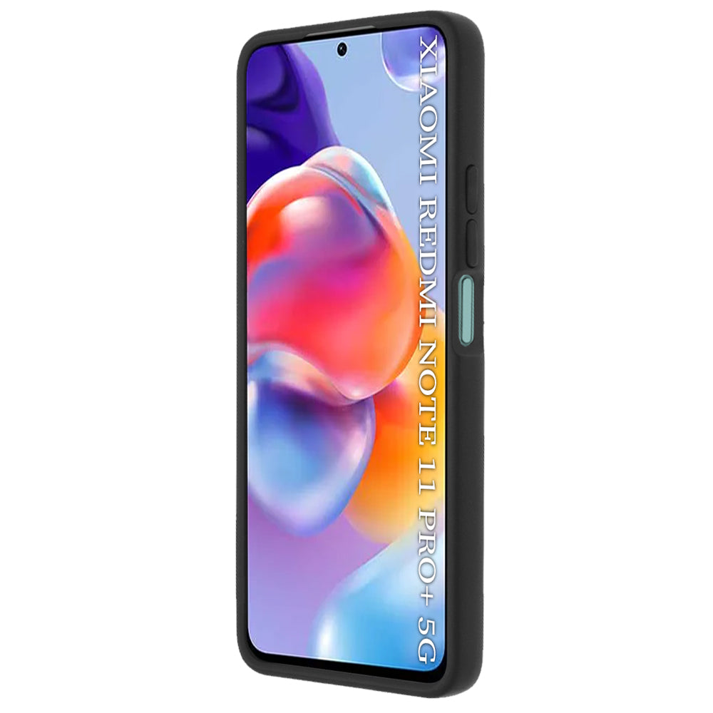 Husa de protectie Techsuit Glinth compatibil cu Xiaomi Redmi Note 11 Pro+ 5G, Negru