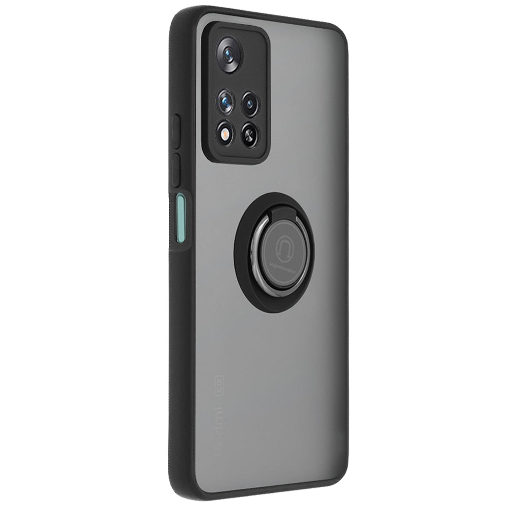 Husa de protectie Techsuit Glinth compatibil cu Xiaomi Redmi Note 11 Pro+ 5G, Negru