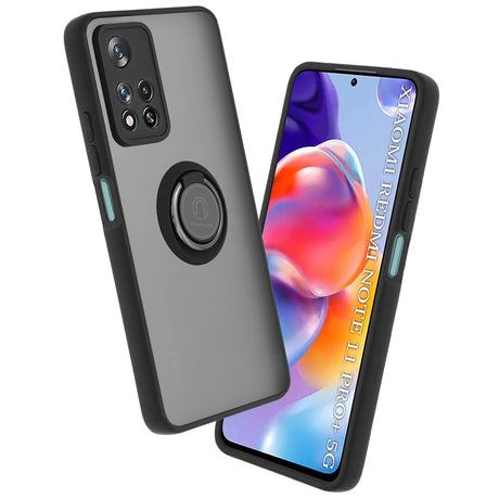 Husa de protectie Techsuit Glinth compatibil cu Xiaomi Redmi Note 11 Pro+ 5G, Negru