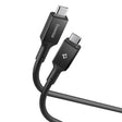 Cablu Spigen Essential EB24012CC (ACA09461), Fast Charging, Type-C, 240W, 40Gbps, E-Marker Chip, 8K, 1.2m, Negru