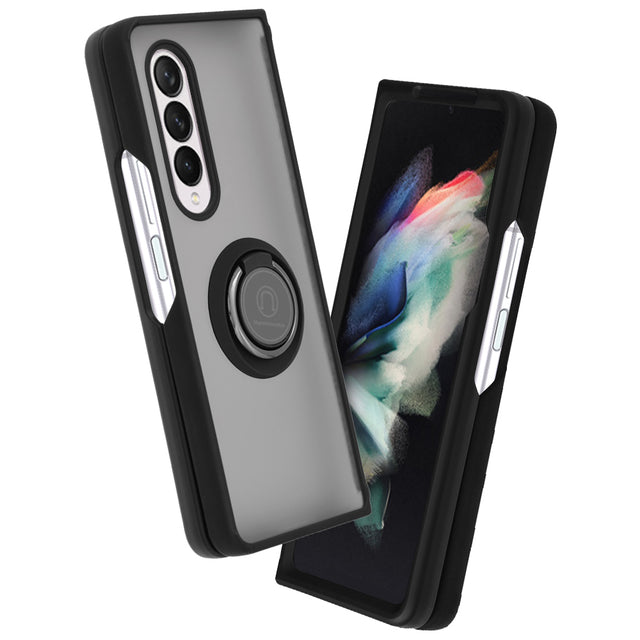 Husa de protectie Techsuit Glinth compatibil cu Samsung Galaxy Z Fold3 5G, Negru