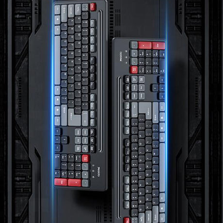 Tastatura Yesido (KB43), 2.4GHz, 104 Taste, Negru