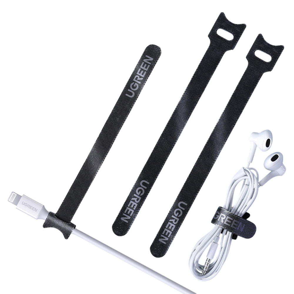 Cablu Ugreen Organizer LP401 (20245P20), x20 Winder, for Travel, Management System, Negru