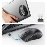 ESR Tastatura/Mouse ESR Wireless Mouse MagMouse (6H0020101), Magnetic Grip, Built-in Type-C Cable, 800-4800DPI, Negru – 
