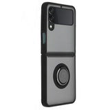 Husa de protectie Techsuit Glinth compatibil cu Samsung Galaxy Z Flip3 5G, Negru