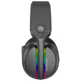 Casti Proove Gaming Glimmer (WHGL00022016), with Microphone, 2.4GHz, Bluetooth 5.4, RGB, Ø40mm, 900mAh, Negru /Purple