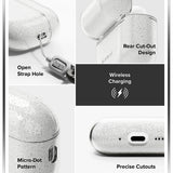 Casti Ringke Protection Case Air Series, for AirPods Pro 3, Glitter Clear