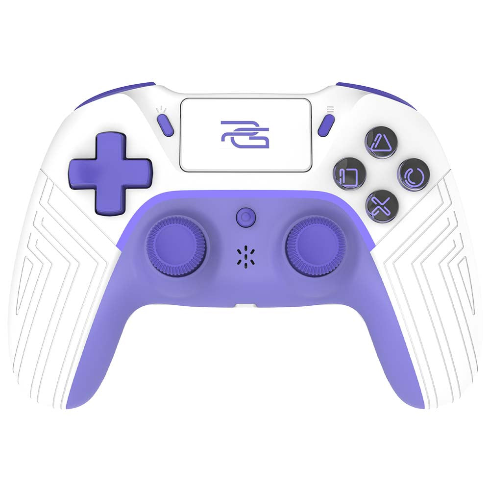 Accesoriu gaming Proove Wireless Controller Skadi (WGSK00022016), Ergonomic, USB-C, AUX, Touch-pad, PS4, PC, Android, 600mAh, Alb /Purple