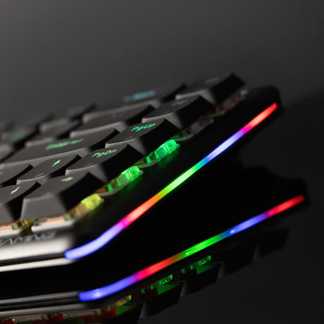 Tastatura/Mouse Proove Wireless Gaming Keyboard AFK (WKAFKEN22002), 2.4GHz, Bluetooth, RGB Backlighting, 68 Keys, 1500mAh, 1.5m, Alb