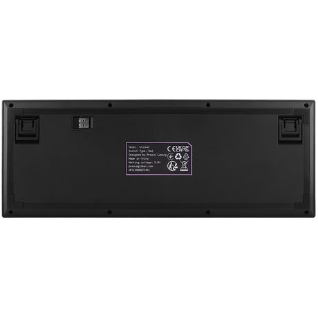 Tastatura/Mouse Proove Wireless Gaming Keyboard Slicker (WKSLEN00022401), 2.4GHz, Bluetooth 5.2, Type-C, 98 Keys, 4000mAh, 1.8m, Negru
