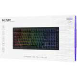 Tastatura/Mouse Proove Wireless Gaming Keyboard Slicker (WKSLEN00022401), 2.4GHz, Bluetooth 5.2, Type-C, 98 Keys, 4000mAh, 1.8m, Negru
