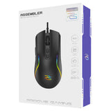 Tastatura/Mouse Proove Wired Mouse Assembler (CMAS00000101), for Gaming, USB, RGB, 7 Buttons, 12400DPI, Windows, Mac, Linux, 1.5m, Negru