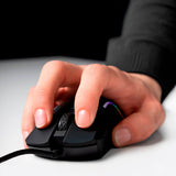 Tastatura/Mouse Proove Wired Mouse Assembler (CMAS00000101), for Gaming, USB, RGB, 7 Buttons, 12400DPI, Windows, Mac, Linux, 1.5m, Negru
