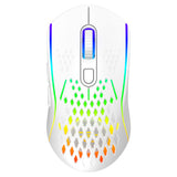 Tastatura/Mouse Proove Wireless Mouse Buzz (WMBU00022402), for Gaming, 2.4GHz, USB-C, Ergonomic, LED, 6 Buttons, 800-4800DPI, 1.5m, Alb