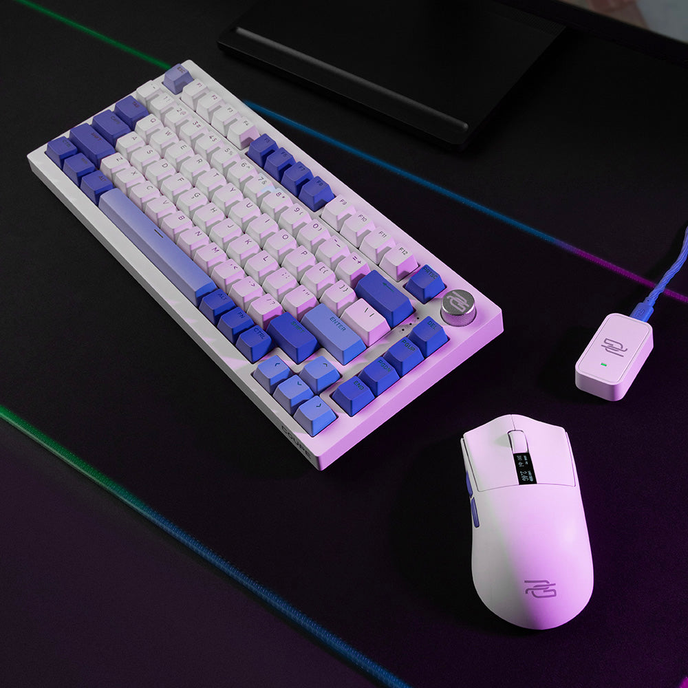 Tastatura/Mouse Proove Wireless Mouse Jester 8K (WMJS00022001), for Gaming, OLED Display, 7 Buttons, 800-26000DPI, 500mAh, 1.5m, Negru