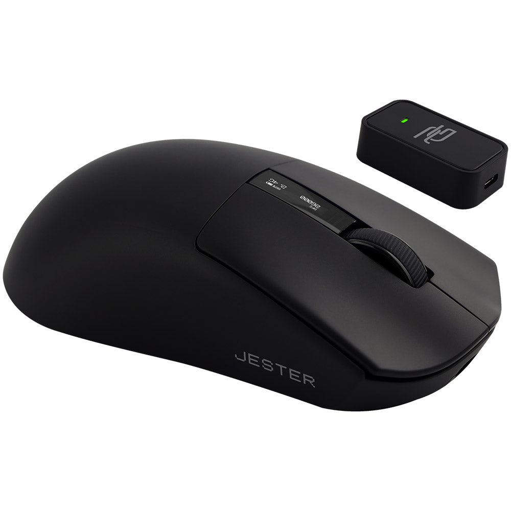 Tastatura/Mouse Proove Wireless Mouse Jester 8K (WMJS00022001), for Gaming, OLED Display, 7 Buttons, 800-26000DPI, 500mAh, 1.5m, Negru