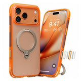 Husă Torras Ostand Spin Air Series pentru iPhone 17 Pro Max / iPhone 18 Pro Max, portocalie
