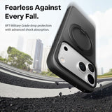 Husa de protectie Torras Ostand R Fitness Series compatibil cu iPhone 17 Pro Max, Negru