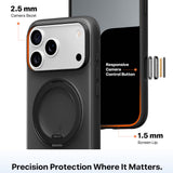 Husa de protectie Torras Ostand R Fitness Series compatibil cu iPhone 17 Pro, Negru