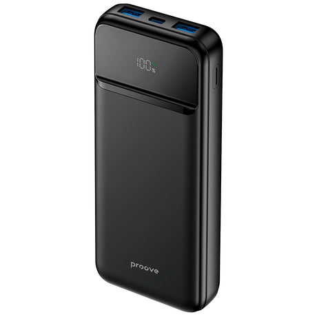 Baterie externa Proove Illuminator 2 (PBIP10212201), Type-C, 2x USB, with LED Display, Fast Charge, 22.5W, 10000mAh, Negru