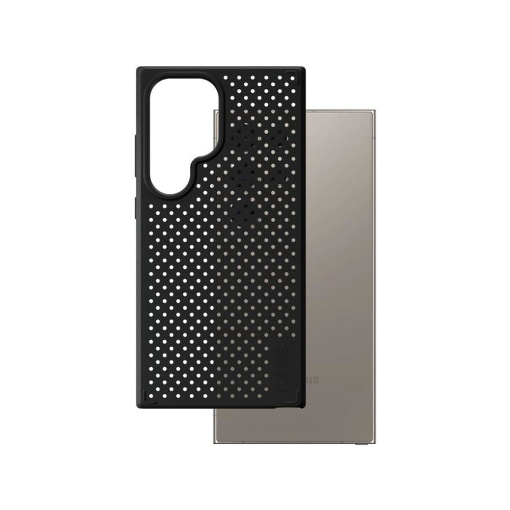 Husa de protectie PanzerGlass® CARE Feature Heat Beat compatibil cu Samsung Galaxy S25 Ultra, Negru