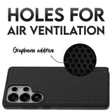 Husa de protectie PanzerGlass® CARE Feature Heat Beat compatibil cu Samsung Galaxy S25 Ultra, Negru