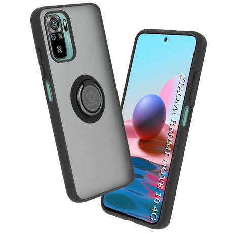 Husa de protectie Techsuit Glinth compatibil cu Xiaomi Redmi Note 10 4G / Note 10S / Poco M5s, Negru